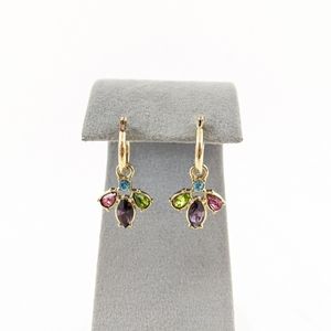 Vtg NRQ Stamped Convertible Earrings